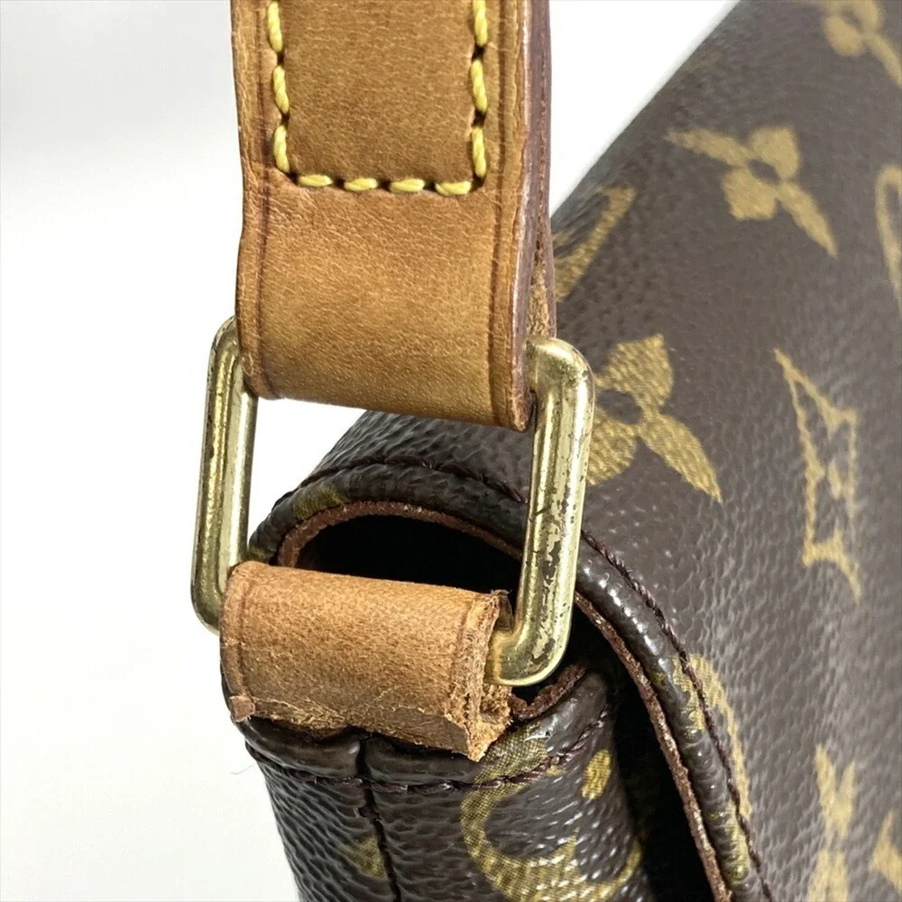 LOUIS VUITTON Brown Monogram Canvas Shoulder Bag